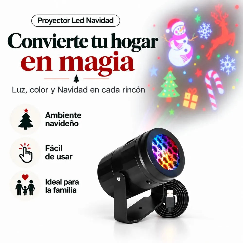 Proyector Led Navidad | La magia de la Navidad en tu hogar
