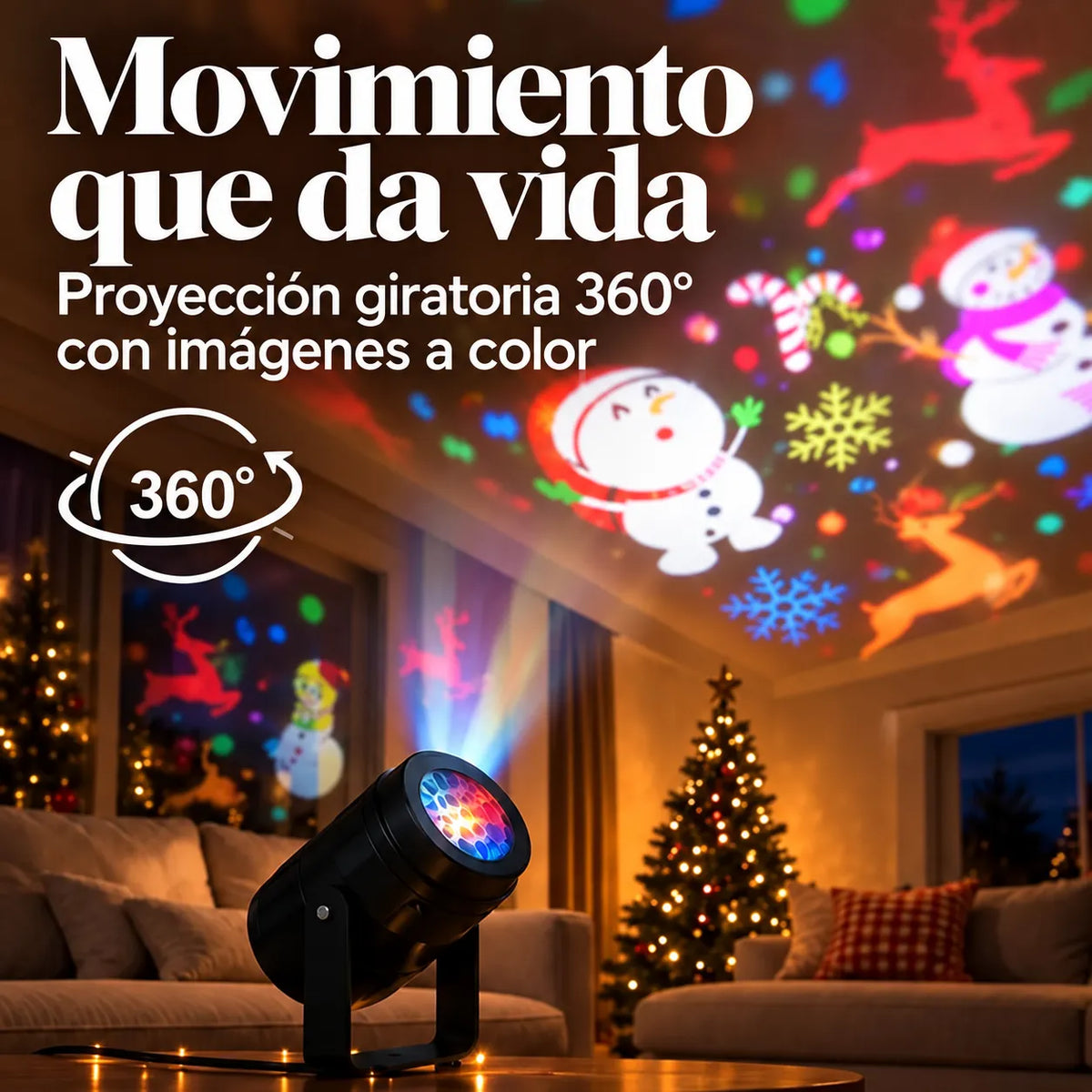 Proyector Led Navidad | La magia de la Navidad en tu hogar
