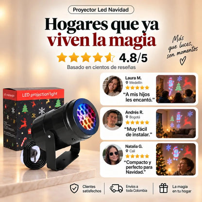 Proyector Led Navidad | La magia de la Navidad en tu hogar