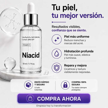 NIACID para una piel con apariencia más uniforme