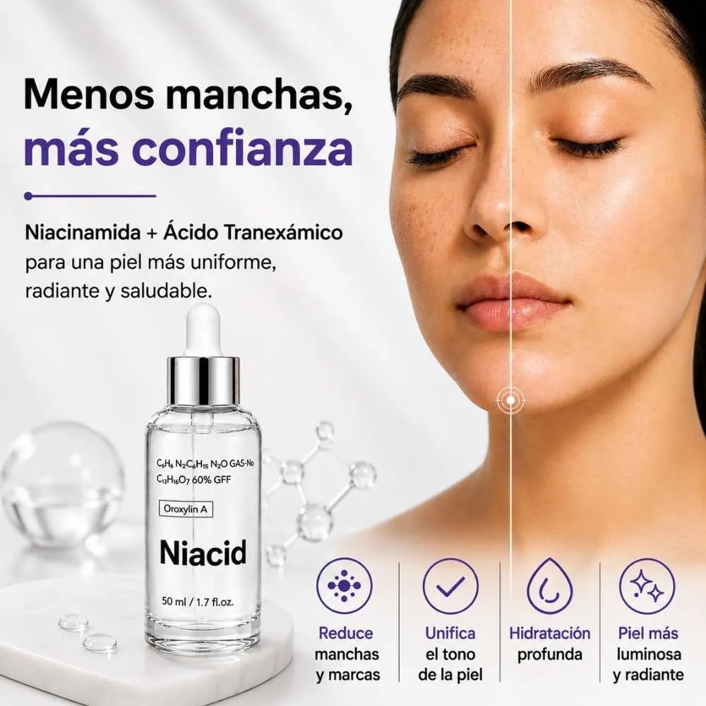 NIACID para una piel con apariencia más uniforme