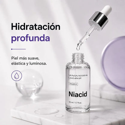 NIACID Mejora la apariencia de manchas y cicatrices causadas por el acné